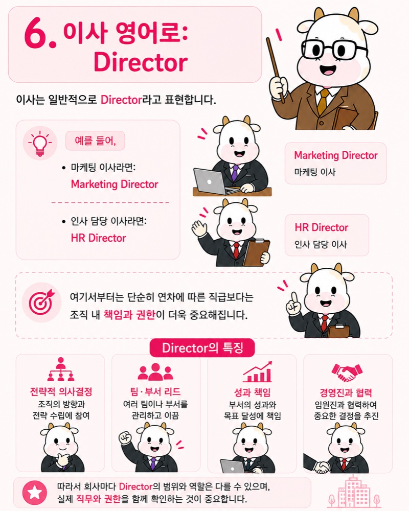 이사 영어로 Director