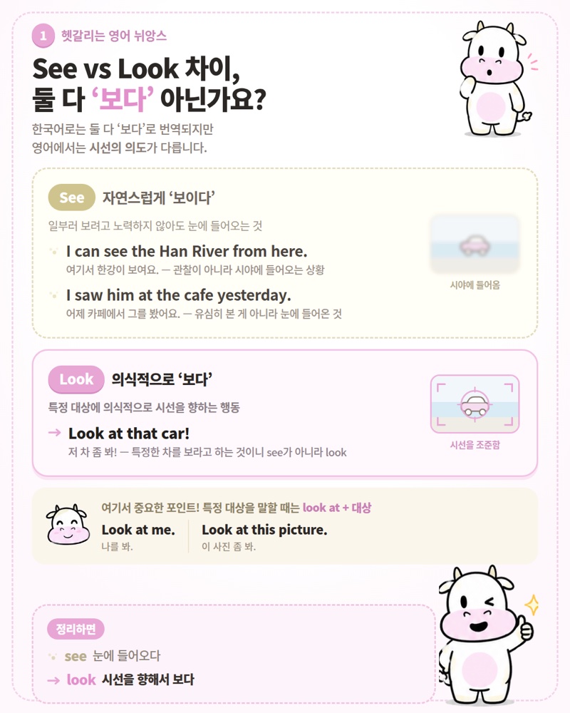 See vs Look 차이